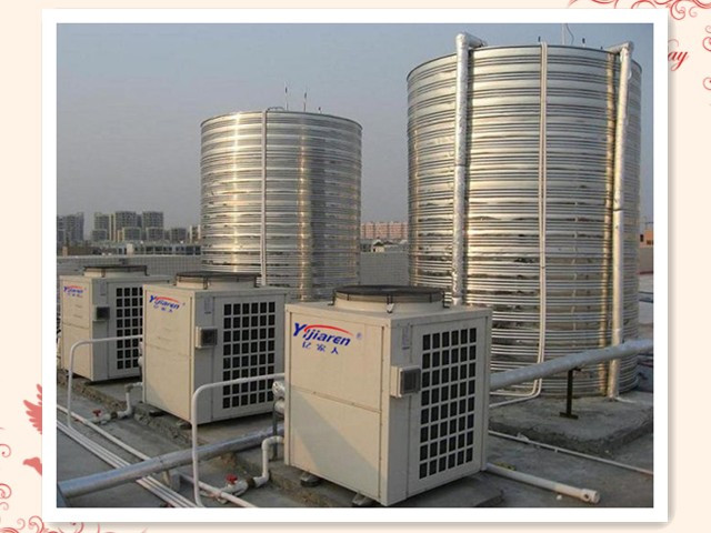 江苏欧贝江阴广业纺织20吨空气能热水系统竣工投运