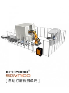 大连誉洋SGVN100涡轮壳阀体自动打磨检测机器人