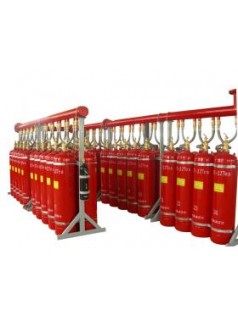陕西灭火厂家、提供低毒、灭火效率高、4.2MPa七氟丙烷管网式气体灭火装置