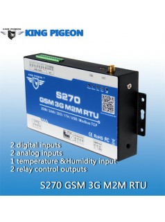 GSM模拟量采集 金鸽S270 继电器远程RTU控制报警终端