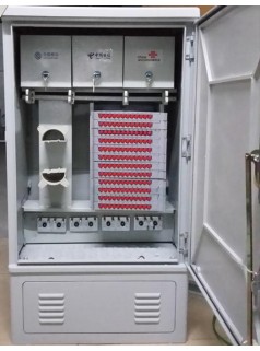 SMC壁挂式室外光缆交接箱 室外满配144芯光交箱