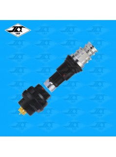 圆形防水连接器|电缆IP68防水航空插头|推拉自锁接插件