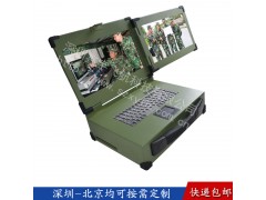 15寸双屏军工电脑工业便携机机箱定制一体机加固笔记本外壳图2
