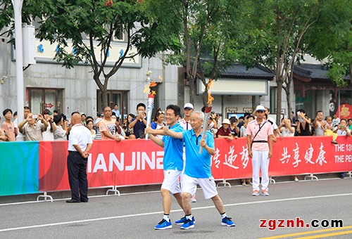 宜科總經理張鑫擔任全運火炬手 傳遞海歸心中的中國夢
