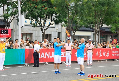 宜科總經理張鑫擔任全運火炬手 傳遞海歸心中的中國夢