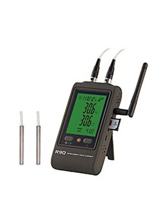 无线双温度记录仪R90-DR-GSM