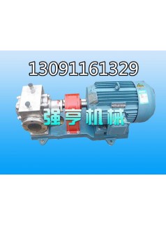 镇江强亨RCB不锈钢胶类保温齿轮泵传动方式有电机直联和减速机两种