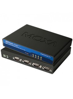 UPort 1410 MOXA RS232 USB转4串口 集线器