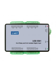 USB5561阿尔泰采集卡6通道继电器，8通道隔离DI USB模块