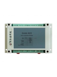 DAM3055阿尔泰科技485总线16路模拟信号采集电压电流输入4-20mA