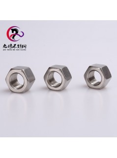 广东螺丝螺母厂家大量批发304不锈钢六角螺母 m5六角螺母尺寸规格