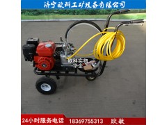 体育场跑道划线机仓库黄线划线机公路车位标线喷涂机图1