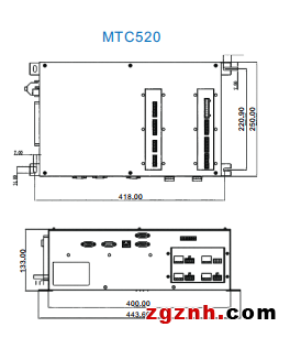 MTC520系列全步进一体模板机控制系统