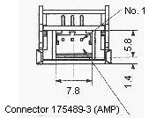 光电传感器（光学传感器）OM-371-A8 Co<em></em>nnector 175489-3(AMP)