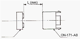 光电传感器（光学传感器）ON-171-A8 板子厚度: t=1mm 