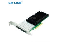 PCIe x8 四光口10G SFP+以太网网络适配器图1