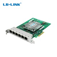 PCIe x4 六电口电口千兆以太网网络适配器