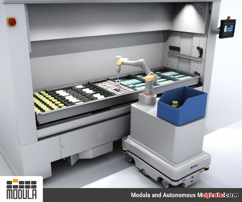 Modula 与 MiR 合作推出全自动化存储、拣货和物料搬运解决方案，加速实现仓库自动化