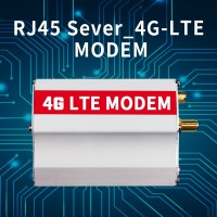 串口服务器4G全网通RJ45 Server 4G LTE MODEM数据传输终端