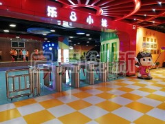 四平游乐场手机查帐+电子会员售检票系统立柱粉色扫码刷卡一体机图3