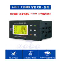 FC6000蒸汽气体热水液体智能流量积算仪4-20mA