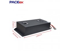 48V100AH底盘AGV小车低速车机器人巡检穿梭车rgv小车锂电池图4