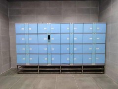 人脸识别智能塑料更衣柜微信扫码智能塑料储物柜图4