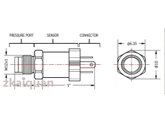 FP5100 Flat Diaphragm Series Industrial Pressure Transmitter图2