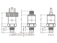 FP5300 Flat Diaphragm Series Industrial Pressure Transmitter图2