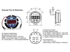 SY LED3:2-wire Passive Intelligent Loop (LED) Display Meter图2
