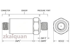 M7300 Series Precision Industrial Pressure Transmitter图2